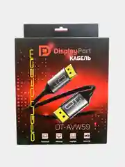 Черный кабель штекер DISPLAY PORT 1 м