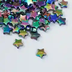 Бусины для творчества пластиковые Звезда 1,1х1,1х0,4 см