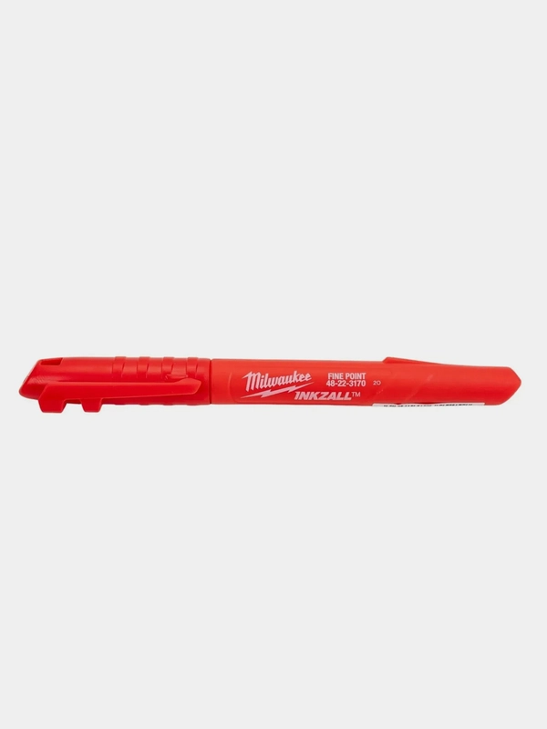 Маркер (красный, для стройплощадки, тонкий) Milwaukee INKZALL 48223170