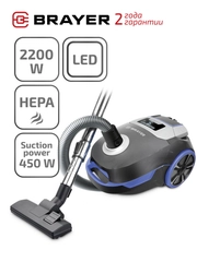 Пылесос мешковый BRAYER BR4220 2200 Вт