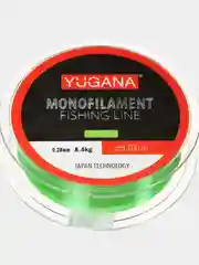 Леска монофильная YUGANA, диаметр 0.28 мм, тест 8.4 кг, 100 м, зелёная