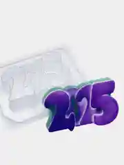 Форма "2025" для мыла, шоколада, пластиковая