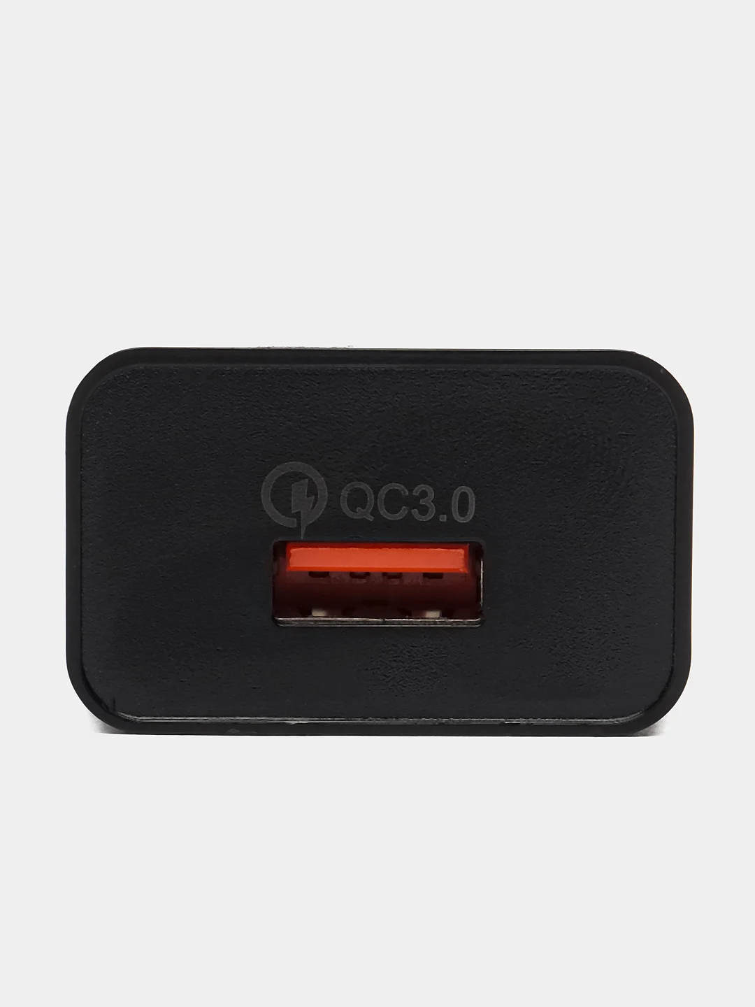 Черный адаптер питания с быстрой зарядкой QC 3.0 USB, для iPhone, Android, зарядное устройство
