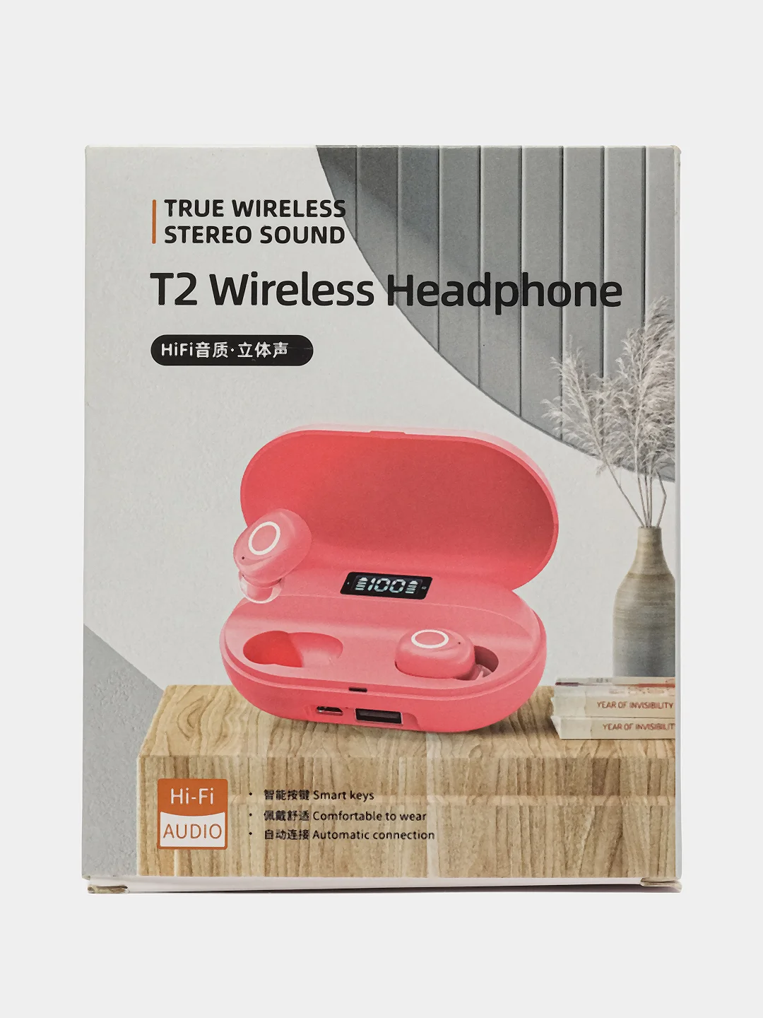 Наушники беспроводные с микрофоном, Bluetooth, USB Type-C, белые