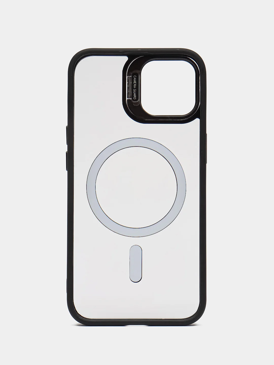 Черный чехол с подставкой и защитой камер для iPhone Айфон 11, 12, 13, 14, 15, Pro, Pro Max, Plus