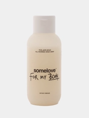 Крем гель для душа с эфирными маслами для увлажнения тела travel size somelove, 100 мл