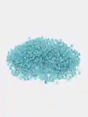 Голубой бисер стеклянный