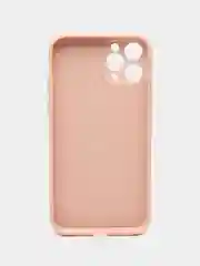 Розовый чехол силиконовый с кольцом на iPhone 11 Pro mobios