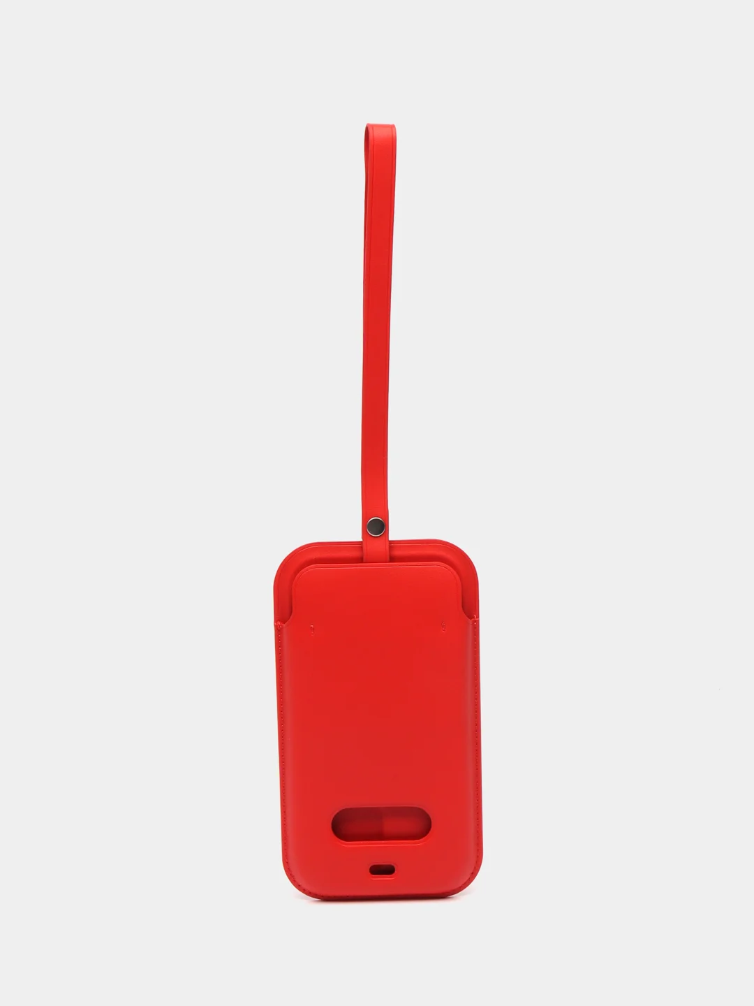 Красный чехол-конверт MagSafe из эко-кожи iPhone 12 и iPhone 12 Pro