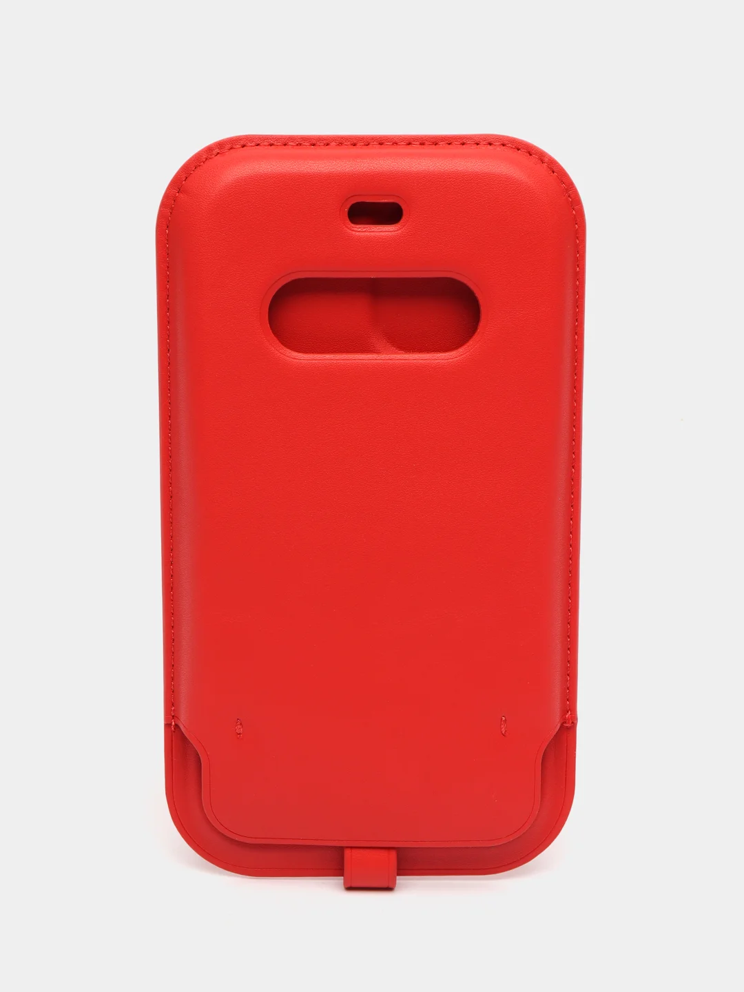 Красный чехол-конверт MagSafe из эко-кожи iPhone 12 и iPhone 12 Pro