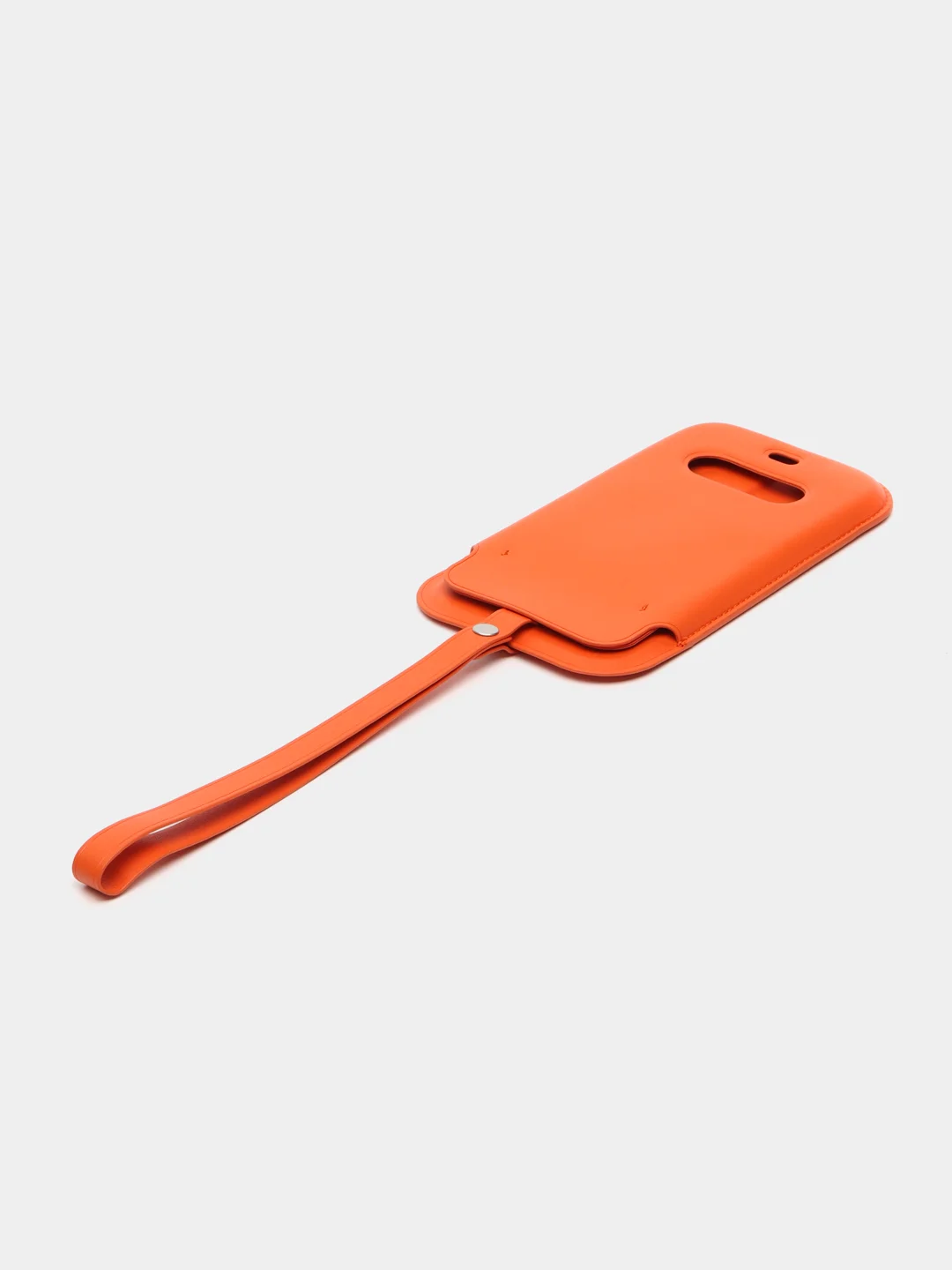 Оранжевый чехол-конверт MagSafe из эко-кожи iPhone 12 и iPhone 12 Pro