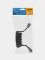 Черный шланг для гигиенической лейки (пружинный) Ledeme L44