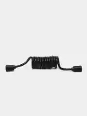 Черный шланг для гигиенической лейки (пружинный) Ledeme L44