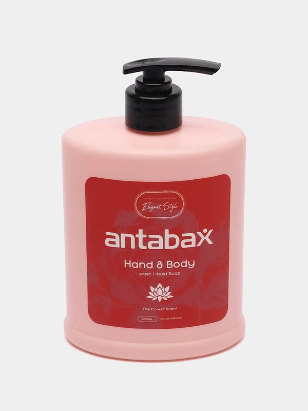 Жидкое мыло и гель для душа Antabax Hand & Body розовый, 500мл