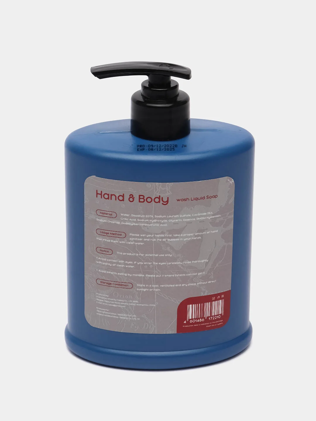 Жидкое мыло и гель для душа Antabax Hand & Body синий, 500мл