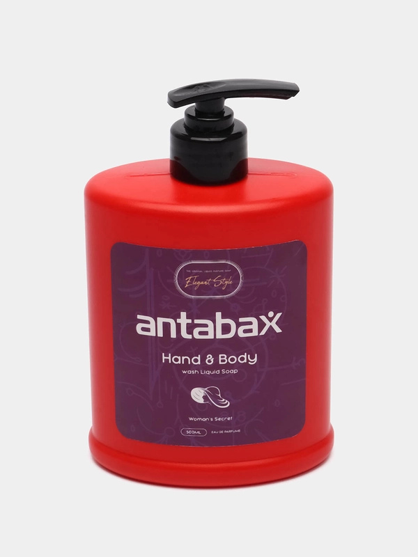 Жидкое мыло и гель для душа Antabax Hand & Body красный, 500мл