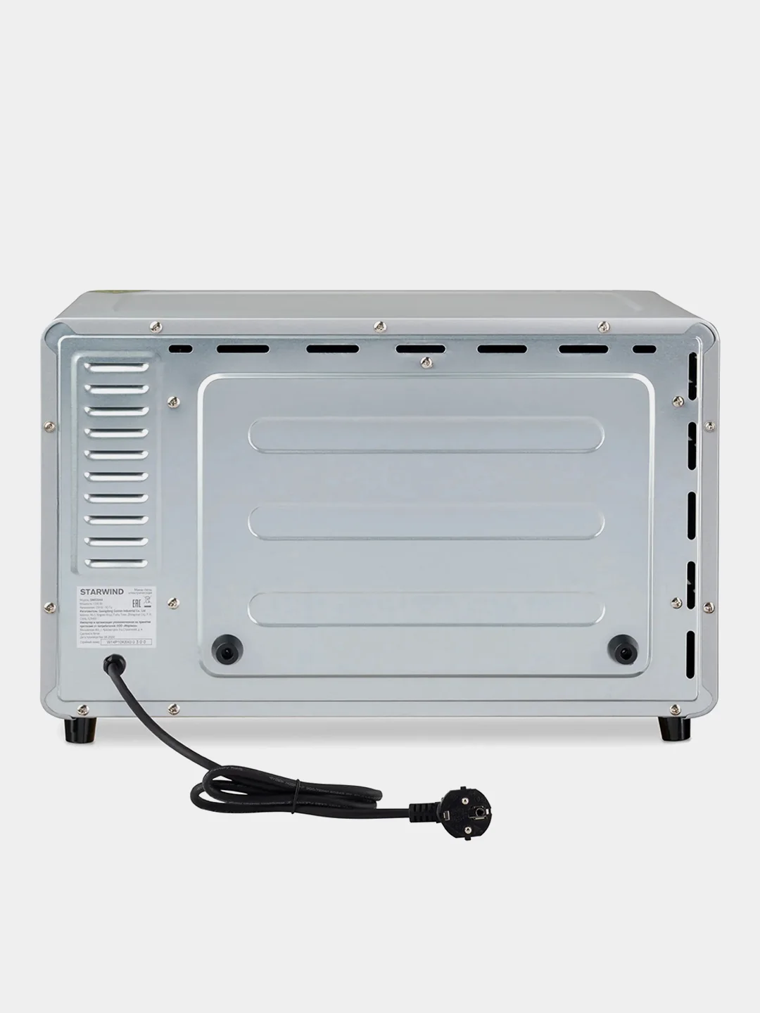 Мини-печь Starwind SMO2044 18л, 1200Вт, серебристый