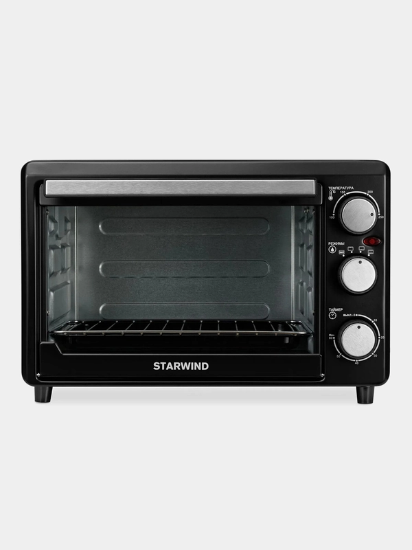 Мини-печь Starwind SMO2043, 18 л, 1200 Вт, черная