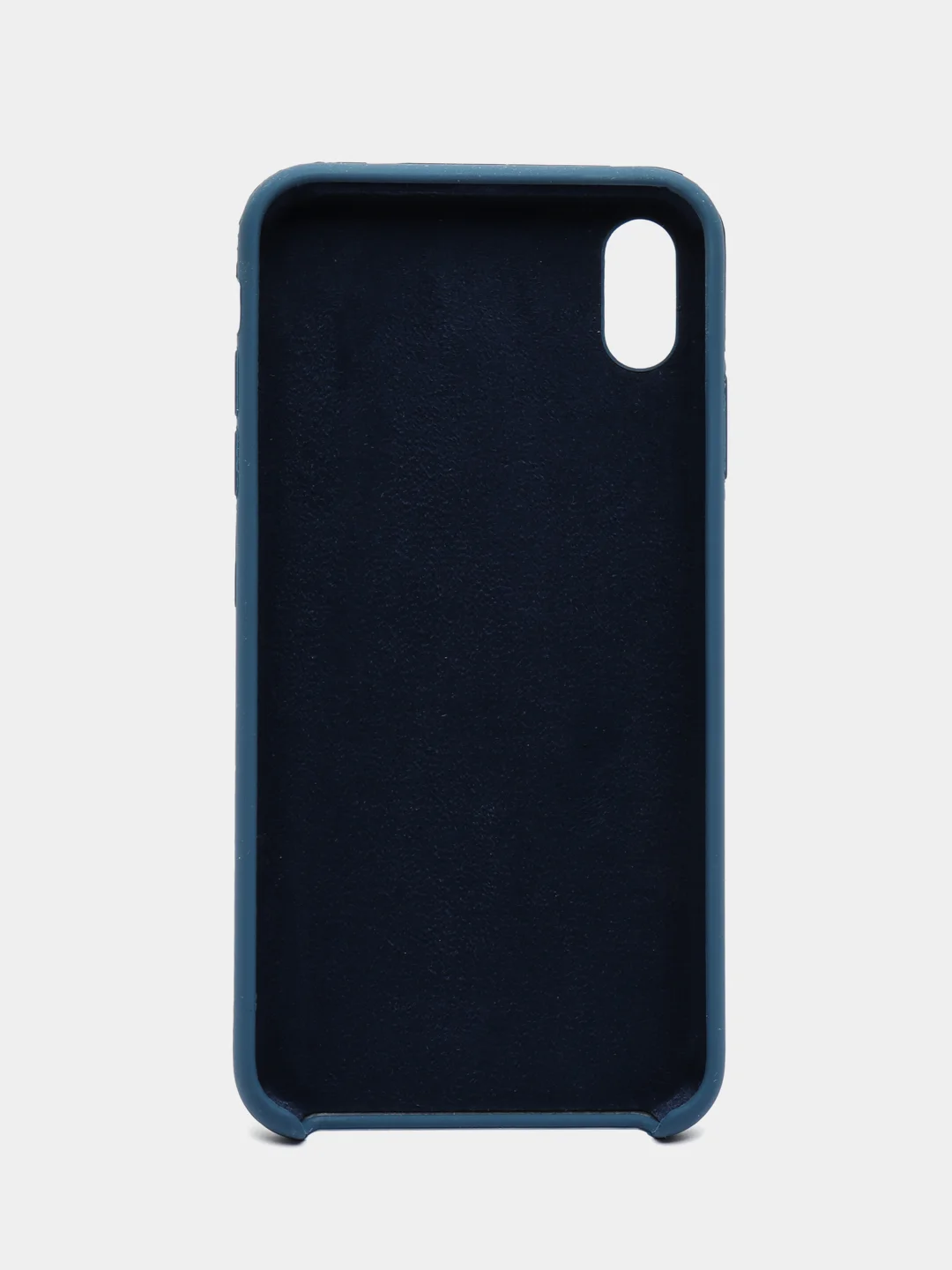 Синий меланж чехол iPhone XS Max Silicone case