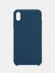 Синий меланж чехол iPhone XS Max Silicone case