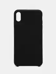 Угольный чехол iPhone XS Max Silicone case