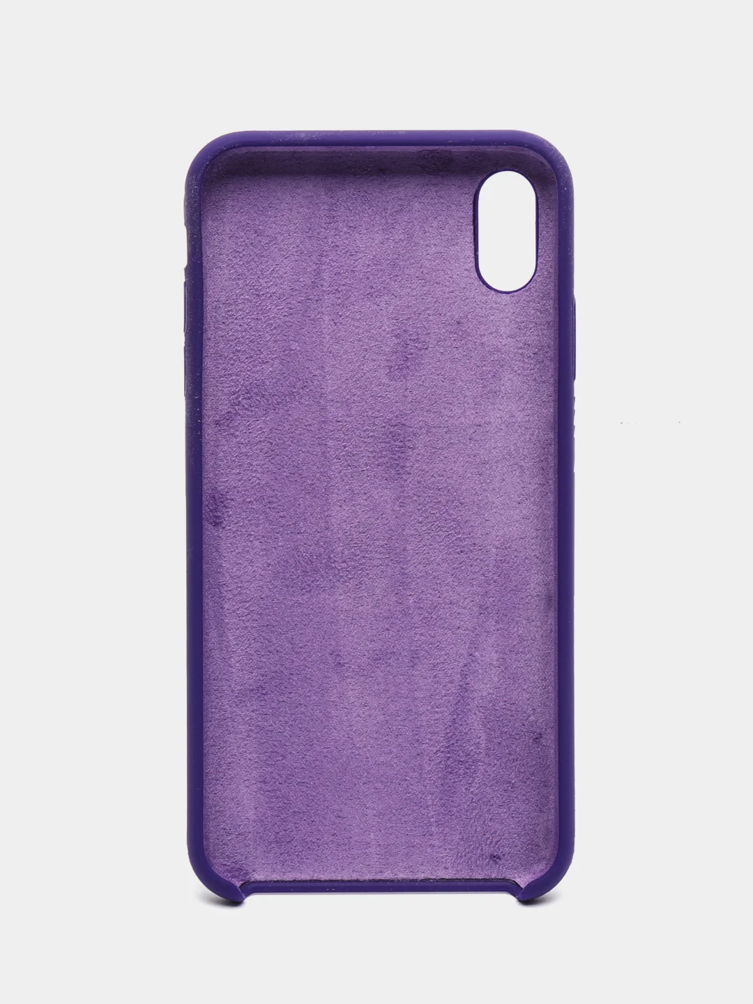 Фиолетовый чехол iPhone XS Max Silicone case