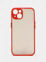 Красный чехол противоударный матовый для iPhone