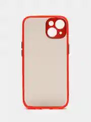 Красный чехол противоударный матовый для iPhone