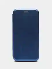 Синий чехол книжка с карточкой для Huawei P Smart