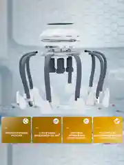 Массажер для головы, электрический, вибрационный, SBX MZ-HM155, черно-белый