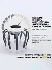 Массажер для головы, электрический, вибрационный, SBX MZ-HM155, черно-белый