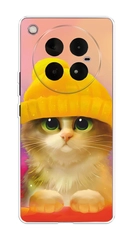 Чехол на Infinix Zero 40 4G / Инфиникс Зеро 40 4G прозрачный, с принтом, защита камеры