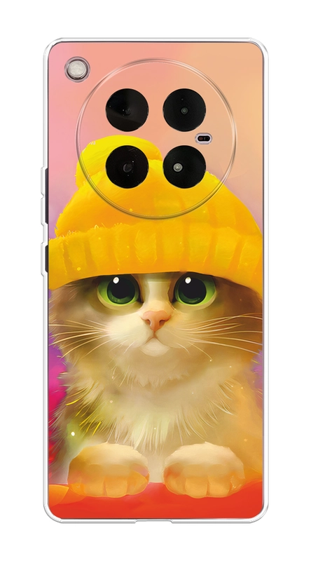 Чехол на Infinix Zero 40 4G / Инфиникс Зеро 40 4G прозрачный, с принтом, защита камеры