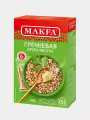 Крупа гречневая MAKFA, экстра, в пакетиках для варки, 400 г
