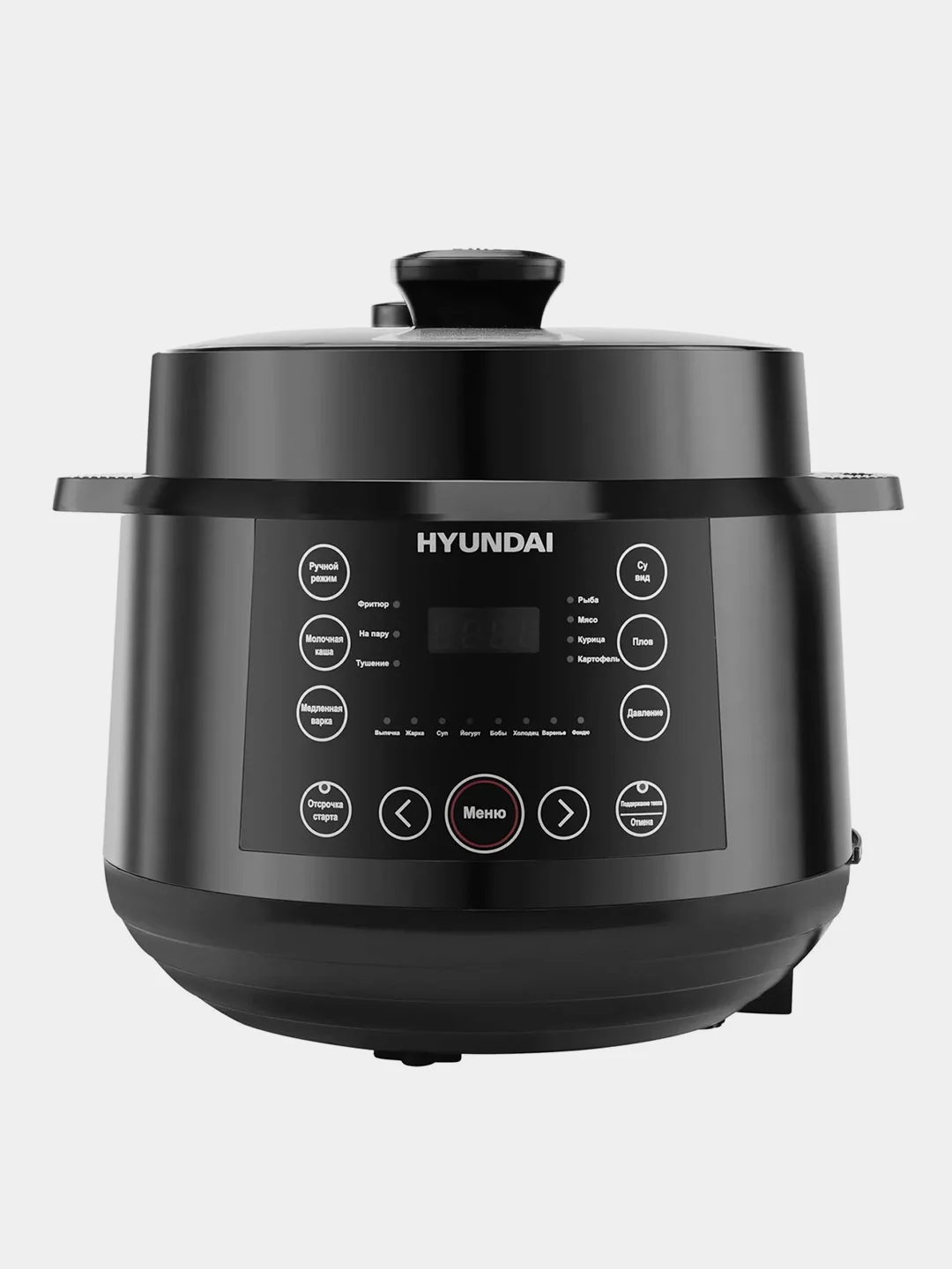 Мультиварка-скороварка Hyundai HYMC-2407, 5.7л, 1000Вт, черный