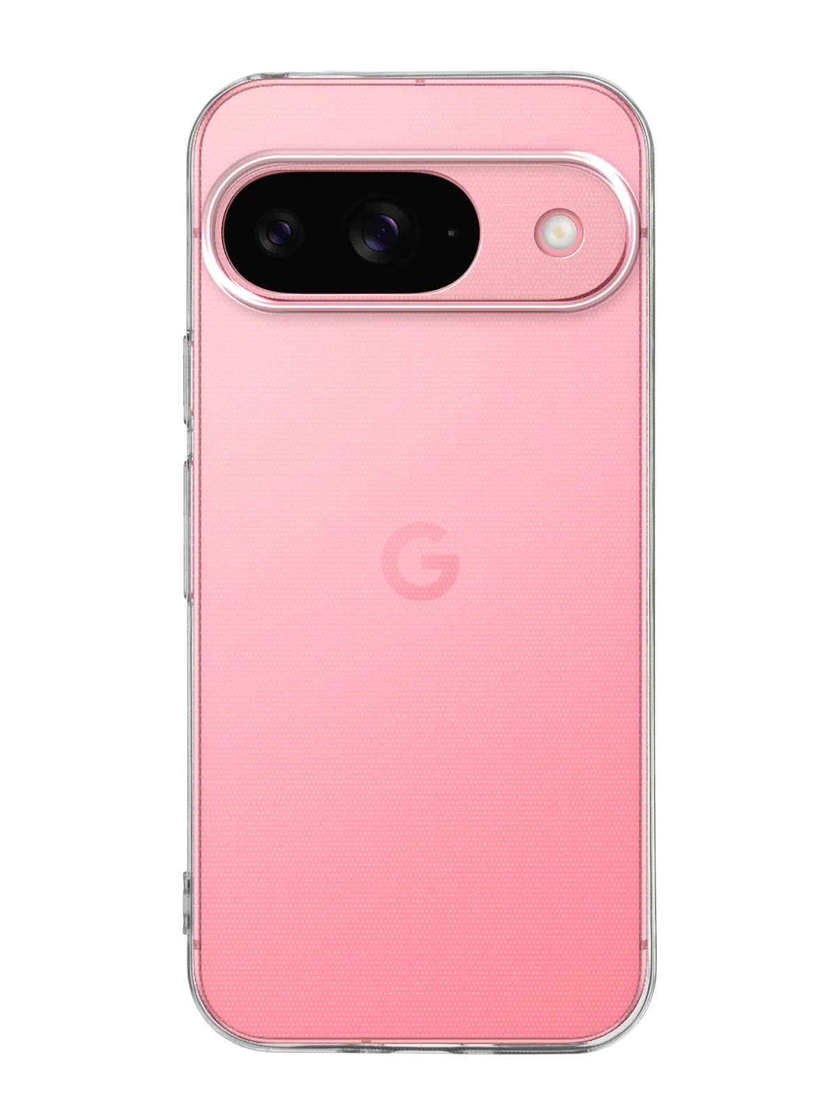 Прозрачный чехол для Google Pixel 9, 9 Pro силиконовый BROSCORP матовый / прозрачный с защитой камер