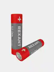Аккумулятор Li-ion  REXANT 18650, 3.7 V, 2400 mAH, без платы защиты, 2 штуки, блистер