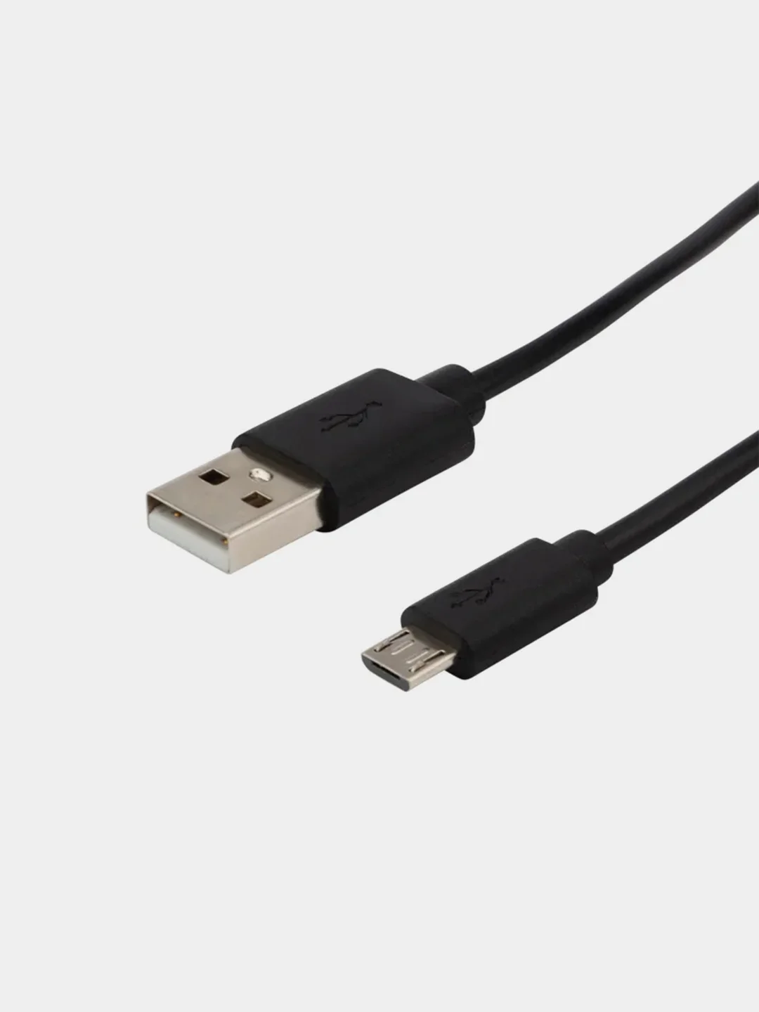 Кабель REXANT, USB-A, micro USB, ПВХ, черный, 1 А, 1 м
