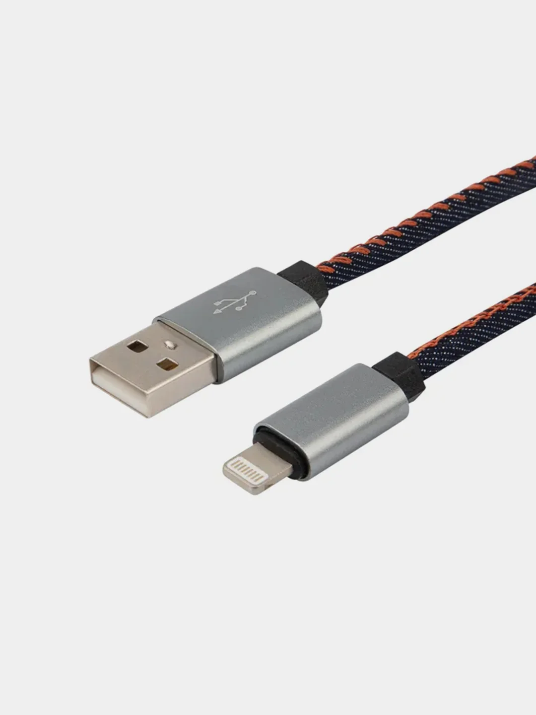 Кабель USB-A REXANT, lightning для Apple, 2.4 A, 1 м, в нейлоновой оплетке