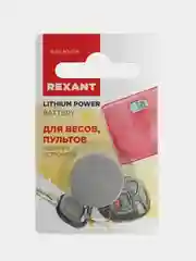 Батарейка литиевая REXANT CR2032, 3 V, 1 штука, блистер