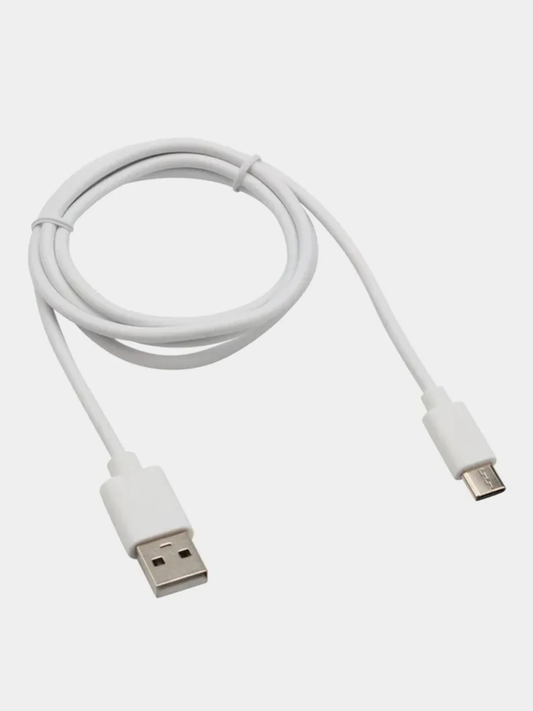 Кабель REXANT, USB-A, Type-C, ПВХ, белый, 2,1A, 1 м