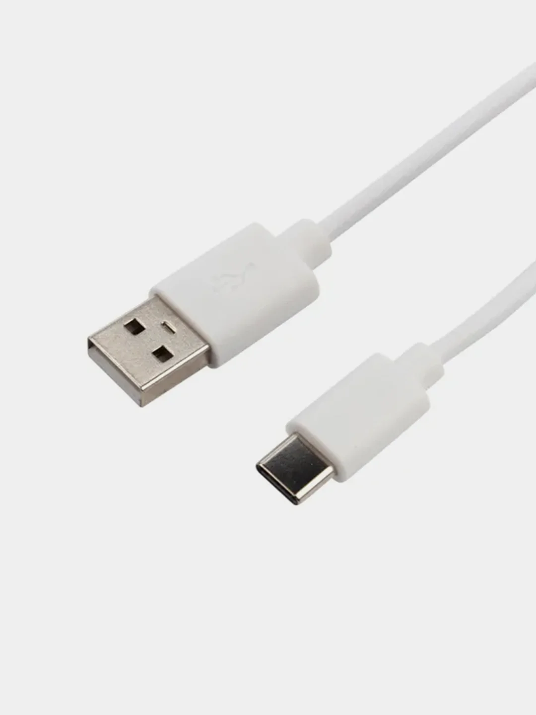 Кабель REXANT, USB-A, Type-C, ПВХ, белый, 2,1A, 1 м
