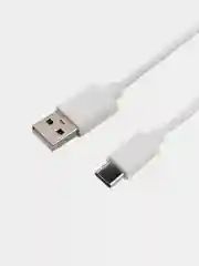 Кабель REXANT, USB-A, Type-C, ПВХ, белый, 2,1A, 1 м