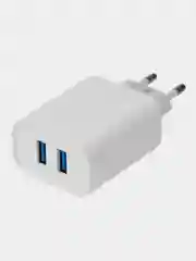Сетевое зарядное устройство REXANT, для iPhone/iPad, 2 x USB, белое, 5V, 2.4 A