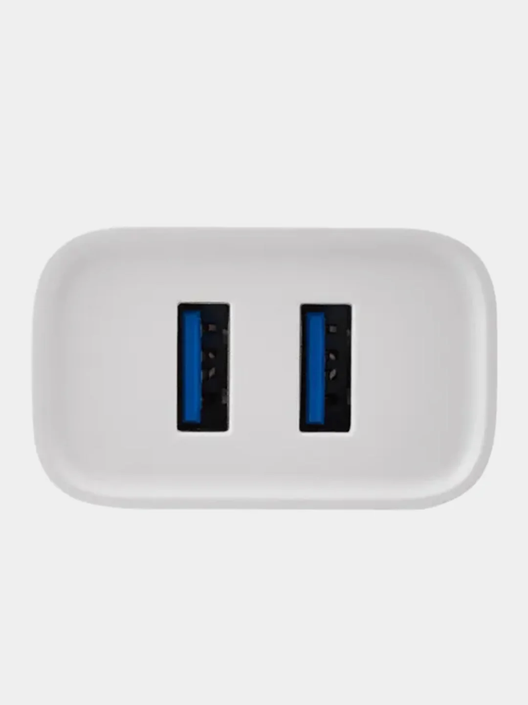 Сетевое зарядное устройство REXANT, для iPhone/iPad, 2 x USB, белое, 5V, 2.4 A