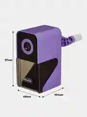 Точилка Attache Bright Colours, механическая, авто-фиксация карандаша, фиолетовый