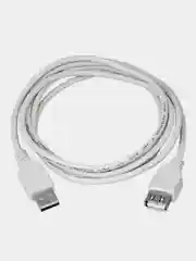 Кабель REXANT, USB-A, USB-A, 2,4А, ПВХ, серый, 3 м