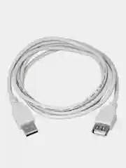 Кабель Rexant, USB-A, USB-A, 2,4А, ПВХ, серый, 5 м