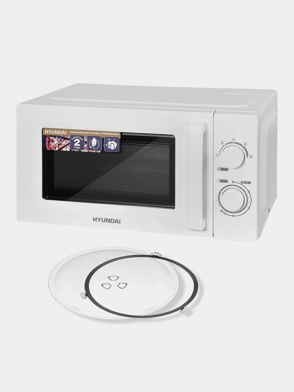 Микроволновая печь Hyundai HYM-M2005, 20л, 700Вт, белый