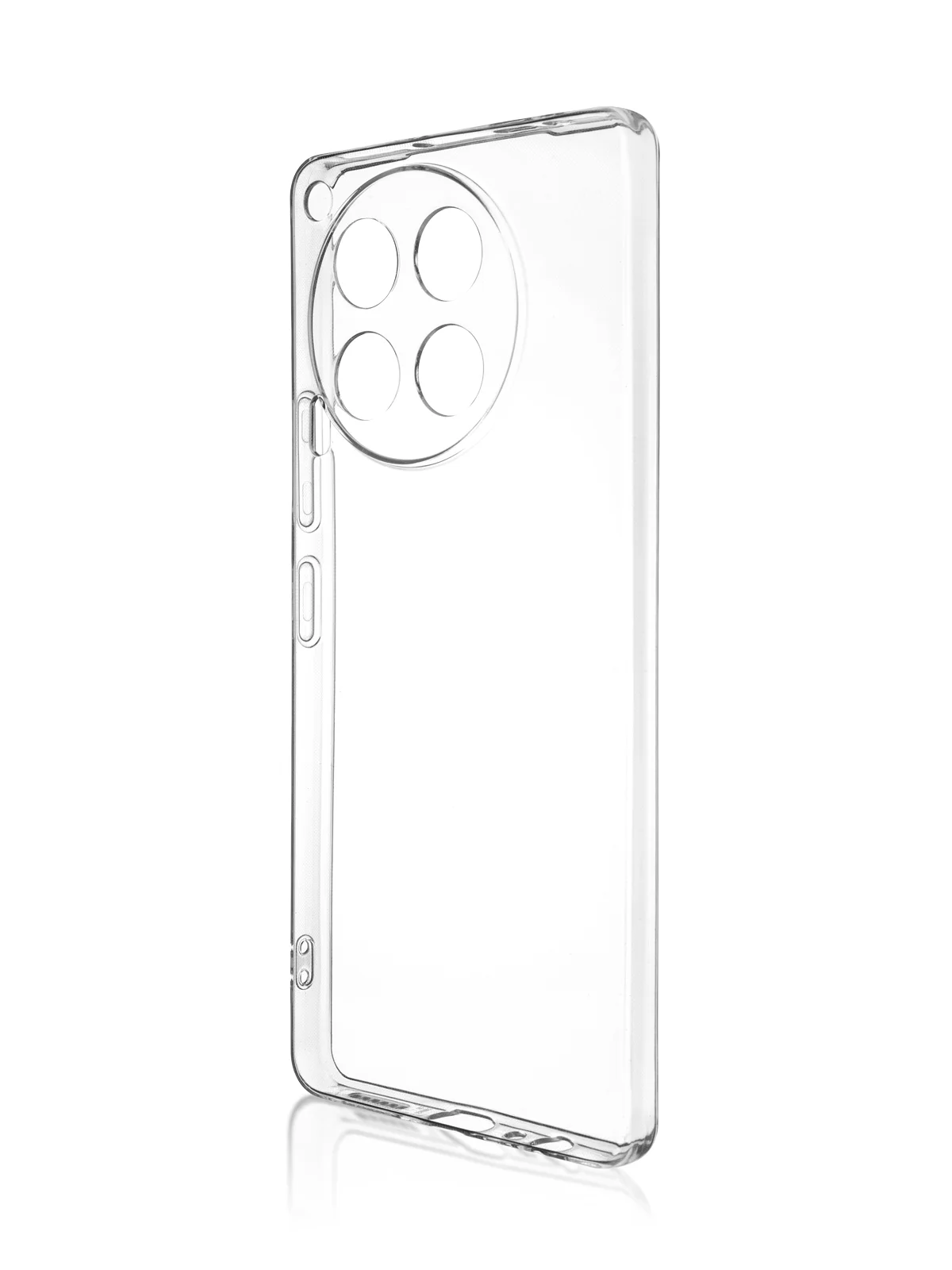 Прозрачный чехол для Tecno Camon 30, 30 5G силиконовый BROSCORP матовый/ прозрачный с защитой камер